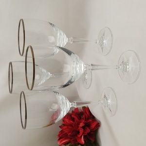 Schott Zwiesel Concord Gold Crystal Water Goblets
